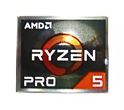 AMD Ryzen 5 Pro Sticker 16.5 X 19.5mm Case Badge Logo Label  • $1.99