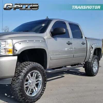 Pocket-riveted Fender Flares Bolt On Fit For 07-13 Chevy Silverado 1500 69  4pcs • $79.80