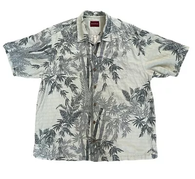 Tommy Bahama Vtg Men’s XL Hawaiian Bamboo 100% Silk #1 • $19.99