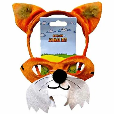 Furry Mr Fox Wild Animal Party Mask Boys Book Week Dress Up Costume Nick Wilde • $16.99