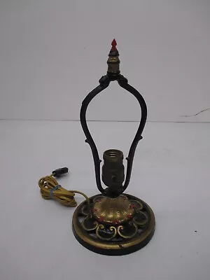 Antique Vtg 1920s Cast Milcast MG10 MC10 Table Lamp Light Base Cast Iron • $44.95