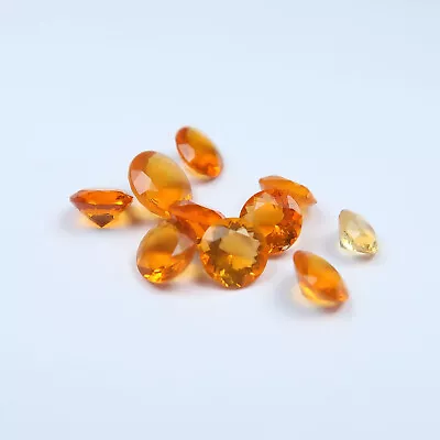 Faceted Fire Opal For Jewellery Making | Mexican Fire Opal Facets For Silver • £7.50