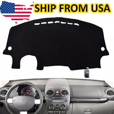 For 1998-2010 Volkswagen Vw Beetle Dash Cover Dashboard Pad Mat Shield / Black • $19.99