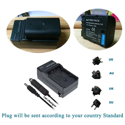 Charger  / Battery For Panasonic DMW-BLF19 Lumix DMC-GH3 GH4 DC-GH5 DC-G9 • $40.91