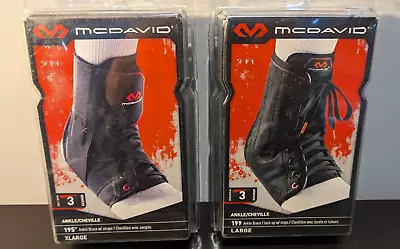 Mcdavid Ankle Brace/lace Up W/stays + With Straps..2 Models 195+199  L &xl. • $29.99