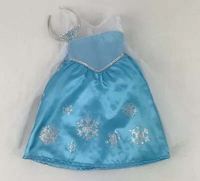 My Life Doll Halloween Blue Snow Queen Dress & Crown 18  Doll Clothing Accessory • $11.95