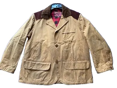 Vintage 50's Cumberland Maslund Canvas Hunting Shooting Chore Jacket 42 • $59.99