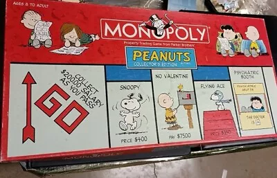 Sealed 2002 Collectors Edition Peanuts Monopoly Hasbro Game Brand New Unopened • $15