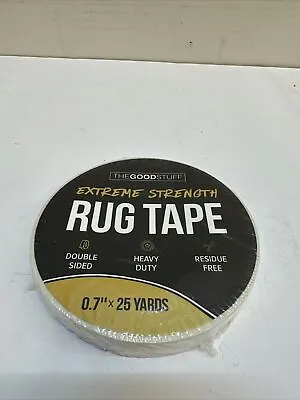 All Surface Rug Gripper Tape 0.7  X 25 Yards Secure Rugs Hardwood Floors Qty 1 • $8.99