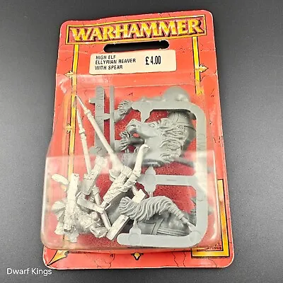 Games Workshop Warhammer High Elf Ellyrian Reaver With Spear Sealed 1997  • $43.10