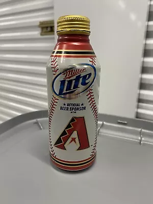 Miller Lite  Arizona Diamondbacks  Aluminum Bottle • $2.99