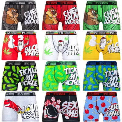 £7.99 • Buy Mens Boys PG Designer Rude Novelty Boxer Shorts Trunks Funny Xmas Gift Underwear