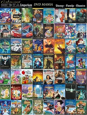 DVD Mania Pick Your Movies Disney Pixar Lucasfilm Family Combined Ship DVD Lot • $2.84