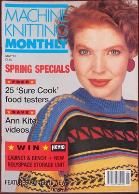 £7.99 • Buy Machine Knitting Monthly Pattern Magazine May 1991 Vintage Mens Ladies 1990s
