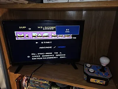 Ms. Pac-Man Plug & Play Retro TV Arcade Game Namco Bandai 1993 TESTED & WORKING • $24.95