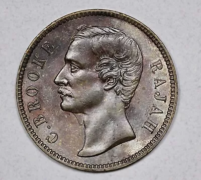 1870 Sarawak 1c One Cent • $155