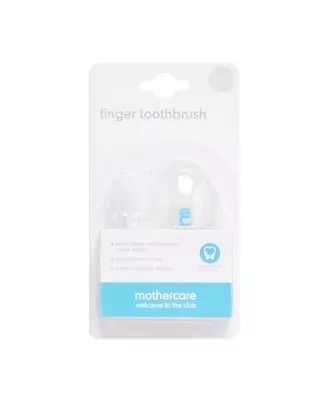 Mothercare Baby Finger Toothbrush Suitable From Birth Silicone Non Abrasive • £4.99