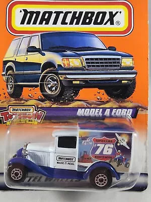 1998 Matchbox White Model A Ford Special #76 Edition Hershey Toy Show. NOS  • $7.75