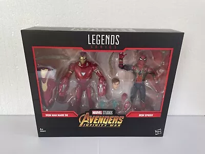 Hasbro Marvel Legends Avengers Infinity War Iron Man & Iron Spider Set *BNIB* • £54.99