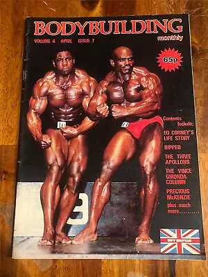 BODYBUILDING MONTHLY Muscle Magazine BERTIL FOX & SERGIO OLIVA 4-81 (UK) • $12.50