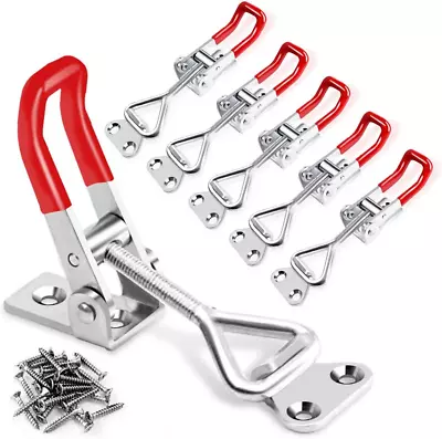 6Pack Toggle Latch Clamp 4001 Adjustable Toggle Smoke Heavy Duty Toggle Latches • $10.89