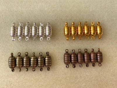 £3 • Buy Oval Magnetic Clasps Quantities Of 6 Or 20, Variable Colours Jewellery Making 