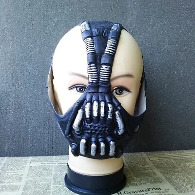Bane Halloween Cosplay Mask Soft Latex Helmet 3D Masks Props • $35.68