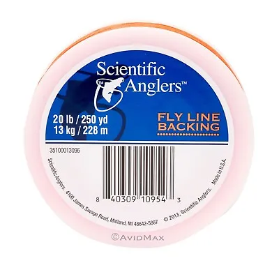 Scientific Anglers 20lb 250 Yd Fly Line Backing  Dacron  Orange (607682) • $24.95