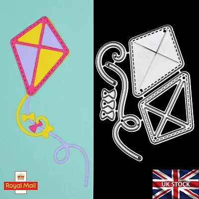 £3.85 • Buy 🪁 Kite Stitch Pattern Metal Cutting Die Kit, Card Making, Scrapbooking F3 🪁
