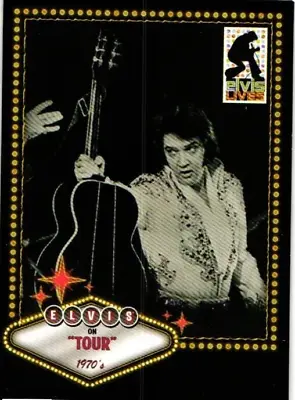 Press Pass Elvis Presley On Tour 1970's • $3.95