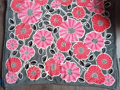 ❤️ Rare VERA BRADLEY Cherry Blossoms Floral Fleece Plush Throw Blanket 80  X 50  • $21