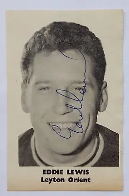 Busby Babe - Eddie Lewis Manchester United - Original Signed B/w Portrait Photo  • £4.20