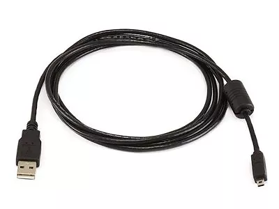 USB-A To Mini-B Cord 8Pin For Pentax Panasonic Nikon Digital Camera Black 6ft • $5.90