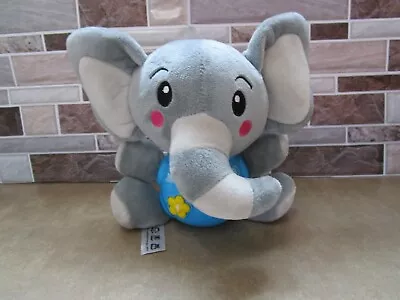 Elephant Soft Plush Toy Musical Stuffed Baby W/ Lights & 12 Children Song Grey • $15.95