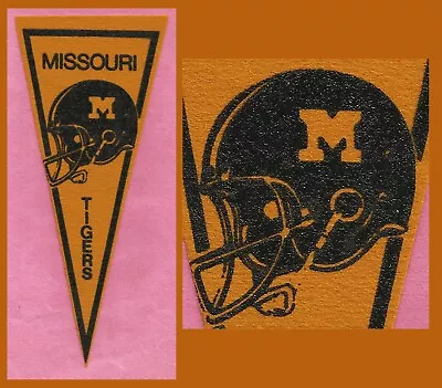 VINTAGE University Of Missouri Tigers Football Pennant! WOW • $21