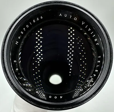 VIVITAR 400mm F6.3 AUTO TELEPHOTO LENS For NIKON CAMERAS • $72.50