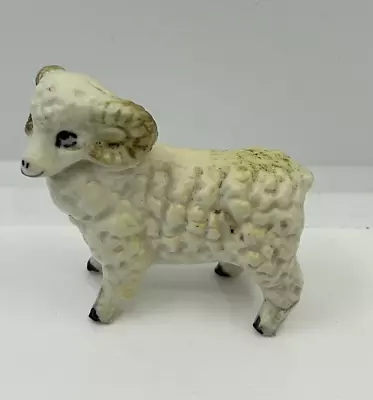 Vintage Mid Century 1950s Sheep Figure-Cute Kitsch Collectible-5cm High • £7