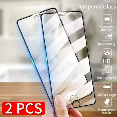 2PCS 10D Curved Full Film Tempered Glass Screen Protector For Smart Cellphones • $6.15