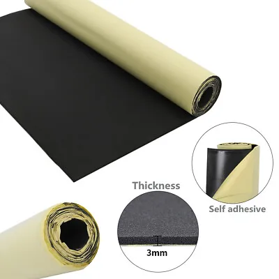 £23.94 • Buy Self Adhesive Thermal Acoustic Foam Insulation For Home,Caravan,Camper,Vans,Shed
