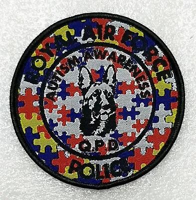 Royal Air Force Police  Autism Awareness K9/QPD Patch • £6