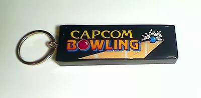 Capcom Bowling  Arcade Marquee Coin Door Accessory Keychain • $9.99
