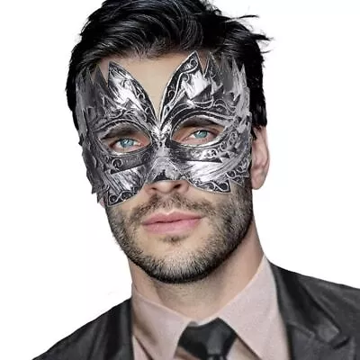 Adjustable Masquerade Mask Men Phantom Opera Eyemask New Roman Soldier Mask • £4.35