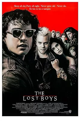 THE LOST BOYS RETRO 80s MOVIE POSTER Classic Greatest Cinema Wall Art Print A4 • £3.75