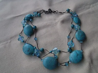 Dabby Reid Turquoise Stone Necklace • $34.99