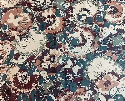 Collier Campbell Fabric  ‘Honesty’ Butterfly&Berry Teal & Acorn Cotton Fabric FQ • £5.96