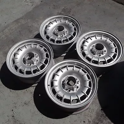 Set 4 Powdercoated Mercedes 14 X 6  Bundt Rims Wheels W123 W126 W116 W108 R107 • $995.99