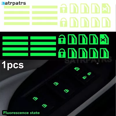 $3.90 • Buy Green Luminous Sticker Car Door Window Sticker Switch Night Safety Accessories