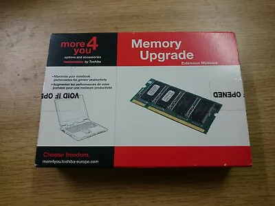 £9.99 • Buy Genuine Toshiba 1GB RAM Memory Laptop Netbook PA3512U-1M1G