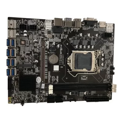 B250C Mining Motherboard 8 USB3.0 To PCIE Graphics Card Slot LGA1155 DDR3 DIMM • $183.40