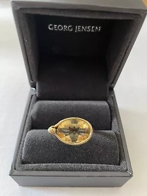 Georg Jensen 18ct Yellow Gold Medium Savannah Ring Vivianna Torun • $1181.17